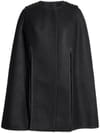 Cape en laine mélangée noire de H&M Cape en laine mélangée noire de H&M