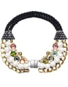 Collier avec chaine, pierres et perles de H&M Collier avec chaine, pierres et perles de H&M