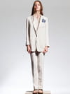 Tailleur blanc cassé de Forte Forte Tailleur blanc cassé de Forte Forte
