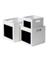 Les bacs de rangement "White" de Casa Les bacs de rangement "White" de Casa