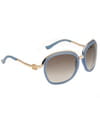 Lunettes bleues de Balenciaga Lunettes bleues de Balenciaga