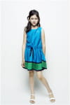 Robe bleue Kenzo Kids Robe bleue Kenzo Kids