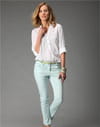 Pantalon slim irisé de Promod Pantalon slim irisé de Promod