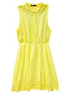 Robe jaune de Daphnea Robe jaune de Daphnea