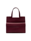 Sac rigide bordeaux de Zara Sac rigide bordeaux de Zara