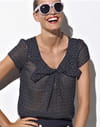 Blouse noeud des 3 Suisses Blouse noeud des 3 Suisses