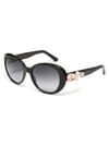 Lunettes de soleil "Flowers" noires de Dolce & Gabbana Lunettes de soleil "Flowers" noires de Dolce & Gabbana