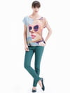 Jean slim vert d'U Collection Jean slim vert d'U Collection