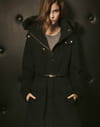 Parka noire de Massimo Dutti Parka noire de Massimo Dutti