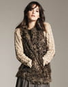 Gilet en fourrure de Zara Gilet en fourrure de Zara