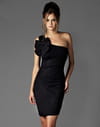 Robe noire asymétrique de Lipsy Robe noire asymétrique de Lipsy