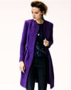 Manteau violet de H&M Manteau violet de H&M