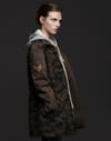 Parka camouflage bimatière de Zara Parka camouflage bimatière de Zara
