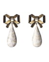 Boucles d'oreilles à noeuds dorés de Dior Boucles d'oreilles à noeuds dorés de Dior