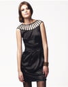 Robe noire en satin de Lipsy Robe noire en satin de Lipsy