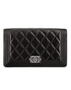 Portefeuille "Boy" noir de Chanel Portefeuille "Boy" noir de Chanel