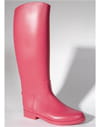Bottes en caoutchouc roses d'Eram Bottes en caoutchouc roses d'Eram