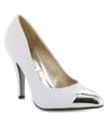 Escarpins blancs de La Halle aux Chaussures Escarpins blancs de La Halle aux Chaussures