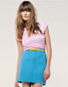 Jupe turquoise de Camaïeu Jupe turquoise de Camaïeu