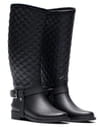 Bottes en caoutchouc matelassées de Massimo Dutti Bottes en caoutchouc matelassées de Massimo Dutti