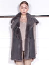 Manteau cape en peau lainée de Max & Moi Manteau cape en peau lainée de Max & Moi