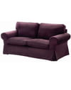 Canapé Ektorp housse Tullinge mauve d'Ikea Canapé Ektorp housse Tullinge mauve d'Ikea