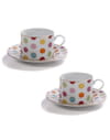 Set de 4 tasses à thé de Potiron Set de 4 tasses à thé de Potiron