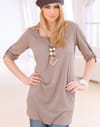 Tee-shirt taupe de Bonprix Tee-shirt taupe de Bonprix