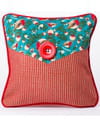 Coussin Rouge-Gorge Bouton de Bonjour mon coussin Coussin Rouge-Gorge Bouton de Bonjour mon coussin