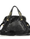 Sac Chloé Paraty en python noir Sac Chloé Paraty en python noir