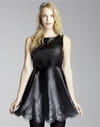 Robe noire en cuir de New Look Robe noire en cuir de New Look