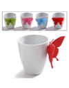 Set de 4 tasses Papillons COLORAMA de Potiron Set de 4 tasses Papillons COLORAMA de Potiron