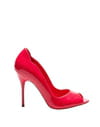 Escarpins peep-toe rouges de Stradivarius Escarpins peep-toe rouges de Stradivarius