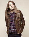 Blouson en cuir d'I.Code by IKKS Blouson en cuir d'I.Code by IKKS