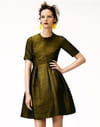Robe olive satinée de H&M Robe olive satinée de H&M