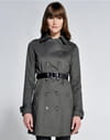Trench gris de Camaïeu Trench gris de Camaïeu