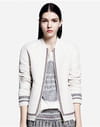Veste en coton blanc de Pull & Bear Veste en coton blanc de Pull & Bear