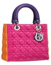 Sac "Lady Dior" tricolore de Dior Sac "Lady Dior" tricolore de Dior