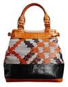 Sac "Tote" en raphia motif check de Burberry Sac "Tote" en raphia motif check de Burberry