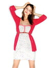 Robe bustier à pois de Naf Naf Robe bustier à pois de Naf Naf