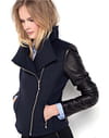Perfecto bleu marine et noir de Zapa Perfecto bleu marine et noir de Zapa