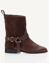 Bottes semi montantes marron de Massimo Dutti Bottes semi montantes marron de Massimo Dutti