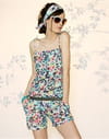 Combi-short fleuri de Promod Combi-short fleuri de Promod