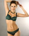 Parure verte de Charlott' lingerie Parure verte de Charlott' lingerie