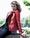 Veste en cuir "Zuma" de 1.2.3 Veste en cuir "Zuma" de 1.2.3