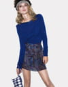 Jupe bleue d'Antik Batik Jupe bleue d'Antik Batik