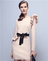Robe en crêpe et satin de Paule Ka Robe en crêpe et satin de Paule Ka