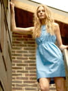 Robe chemisier bleue de Somewhere Robe chemisier bleue de Somewhere